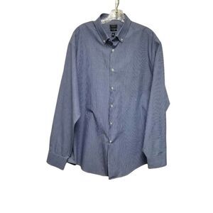 𝅺ARROW Men's Regular-Fit Tonal Stripe Textured Spread Collar Dress Shirt …